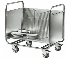 Soiled Plate Collection Trolley