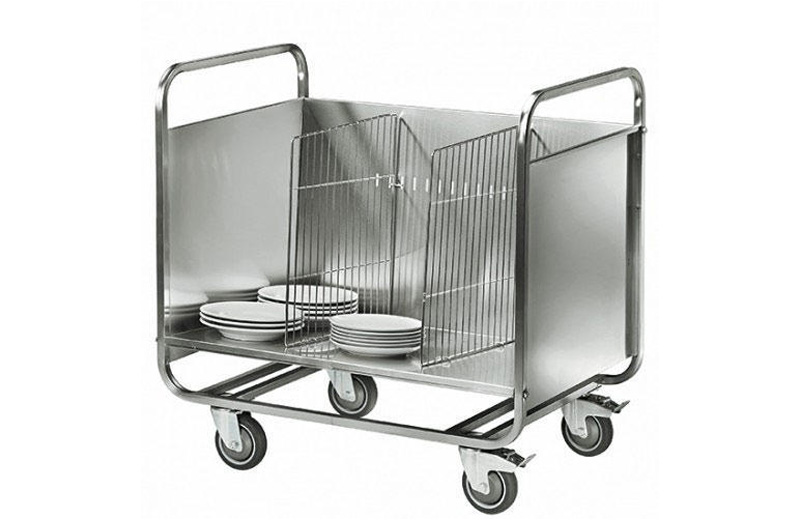 Soiled Plates Collection Trolley