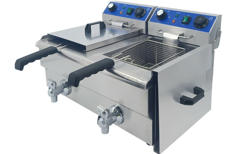 Double Deep Fat Fryer