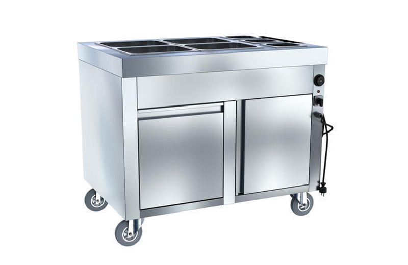 Hot Bain Marie Trolley